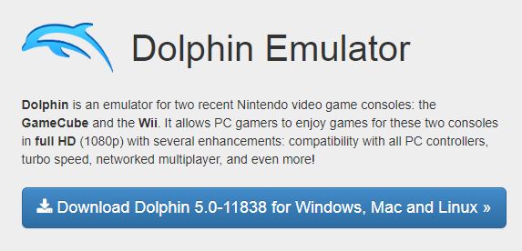 Emulador de Dolphin Gamecube para PC con Windows
