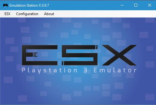 Emulador ESX PS3 para PC con Windows 10
