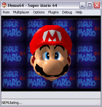 Emulador Nemu 64 N64 con juego Super Mario Nintendo 64 para Windows 10